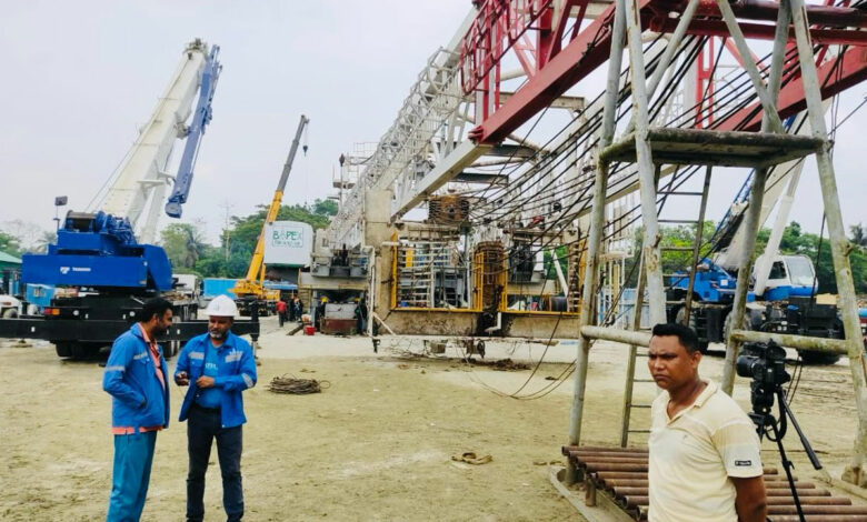 বেগমগঞ্জ-৪ নতুন গ্যাস কূপে খনন শুরু বেগমগঞ্জ-৪ নতুন গ্যাস কূপে খনন শুরু