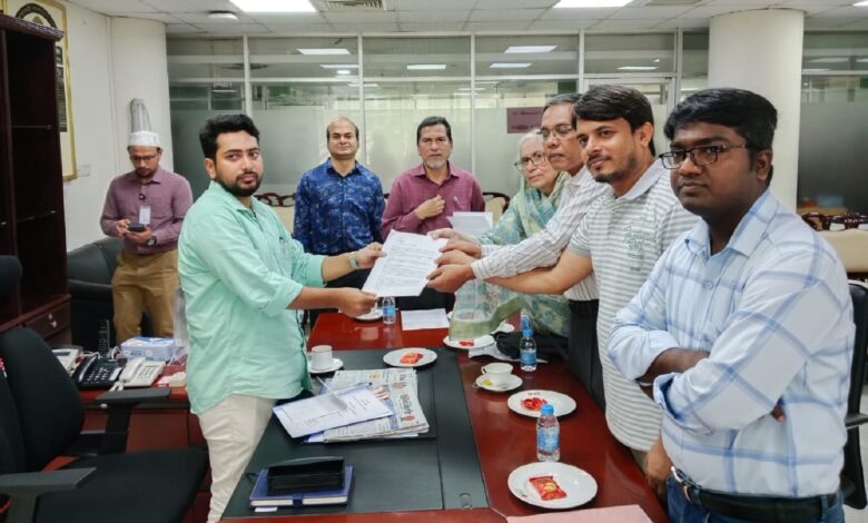 গণমাধ্যমে ফ্যাসিবাদের দোসর মুক্ত করার দাবিতে মানববন্ধন ও স্মরকলিপি গণমাধ্যমে ফ্যাসিবাদের দোসর মুক্ত করার দাবিতে মানববন্ধন ও স্মরকলিপি