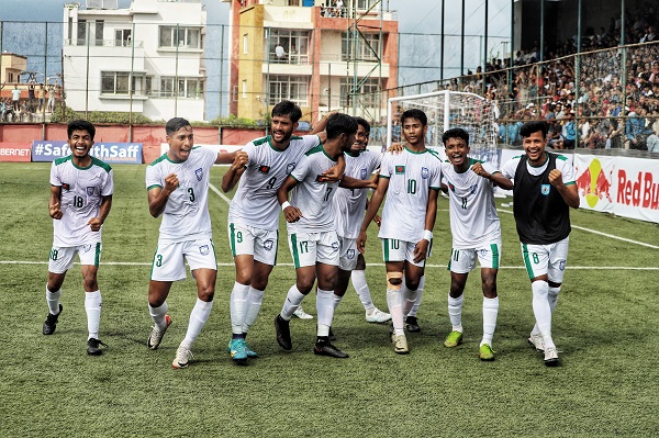নেপালকে হারিয়ে চ্যাম্পিয়ন বাংলাদেশ নেপালকে হারিয়ে চ্যাম্পিয়ন বাংলাদেশ