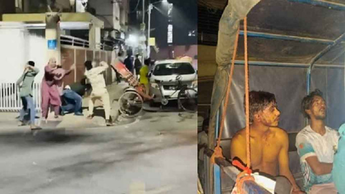 উত্তরায় দম্পতির ওপর রামদা দিয়ে প্রকাশ্যে হামলা, ভিডিও ভাইরাল উত্তরায় দম্পতির ওপর রামদা দিয়ে প্রকাশ্যে হামলা, ভিডিও ভাইরাল