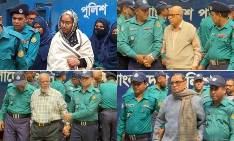 শেখ হাসিনার ১২ মন্ত্রী-প্রতিমন্ত্রীসহ ১৬ জন ট্রাইব্যুনালে শেখ হাসিনার ১২ মন্ত্রী-প্রতিমন্ত্রীসহ ১৬ জন ট্রাইব্যুনালে