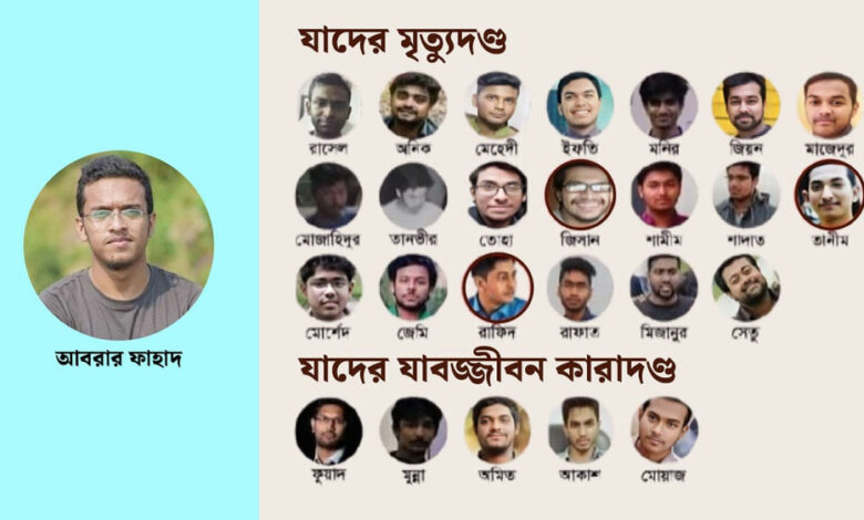 আবরার ফাহাদ হত্যা মামলা : ২০ আসামিরই মৃত্যুদণ্ড বহাল আবরার ফাহাদ হত্যা মামলা : ২০ আসামিরই মৃত্যুদণ্ড বহাল