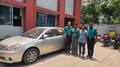 উত্তরায় প্রাইভেট কারে অপহরণ, ভিডিও ভাইরালের পর গ্রেপ্তার ২