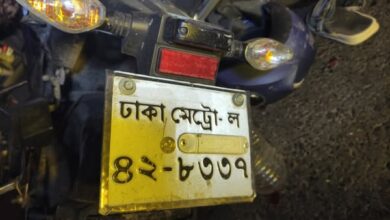 উত্তরা আজমপুরে সড়ক দূর্ঘটনায় বাইকার আহত
