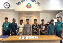 ডাকাতির প্রস্তুতিকালে দেশীয় অস্ত্রসহ ৬ জনকে গ্রেফতার করেছে উত্তরা পশ্চিম থানা পুলিশ