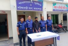 সরিষাবাড়ীতে ইয়াবাসহ ৪ মামলার ওয়ারেন্টভুক্ত আসামী সুভাষ গ্রেপ্তার 