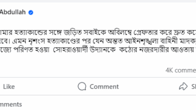 সাম্য হত্যায় জড়িতদের শাস্তির দাবি জানিয়েছেন হাসনাত