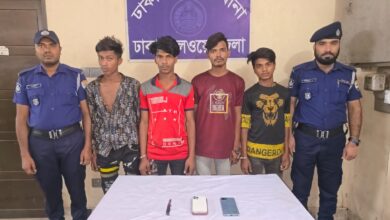 দুর্ধর্ষ ছিনতাইকারি ইয়াসিন তিন সহযোগীসহ গ্রেফতার