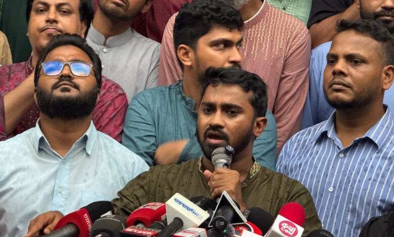 আগামী সেপ্টেম্বরে তফসিল ও ডিসেম্বরের মধ্যে জাতীয় নির্বাচনের আয়োজন করুন: রাশেদ খাঁন আগামী সেপ্টেম্বরে তফসিল ও ডিসেম্বরের মধ্যে জাতীয় নির্বাচনের আয়োজন করুন: রাশেদ খাঁন