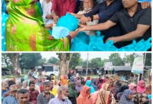 শার্শায় অসহায়-দুস্থদের মাঝে ঈদ সামগ্রী বিতরণ