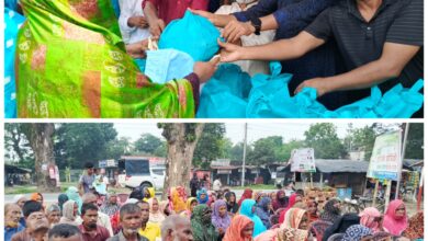 শার্শায় অসহায়-দুস্থদের মাঝে ঈদ সামগ্রী বিতরণ