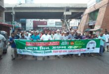 জাতীয় সমাবেশ সফল করতে উত্তরায় জামায়াতে প্রস্তুতি মিছিল