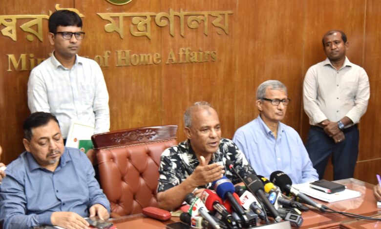 জাতীয় নির্বাচনের জন্য আইনশৃঙ্খলা বাহিনী প্রস্তুত রয়েছে- স্বরাষ্ট্র উপদেষ্টা