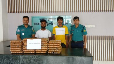 তুরাগে ৩১২ বোতল ফেনসিডিলসহ ২ জন গ্রেফতার
