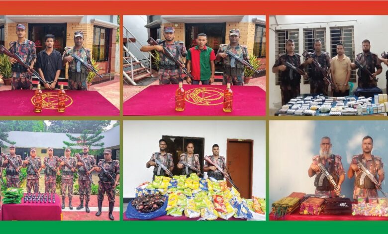 যশোর সীমান্তে বিপুল পরিমাণ ভারতীয় মালামাল সহ তিন জন আটক যশোর সীমান্তে বিপুল পরিমাণ ভারতীয় মালামাল সহ তিন জন আটক