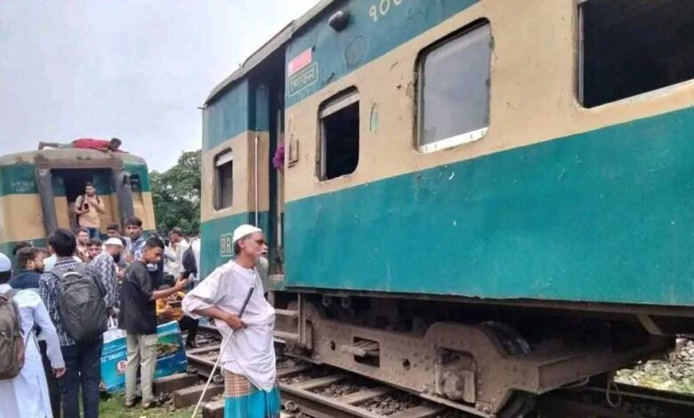 বিমানবন্দর এলাকায় ট্রেন লাইনচ্যুত বিমানবন্দর এলাকায় ট্রেন লাইনচ্যুত