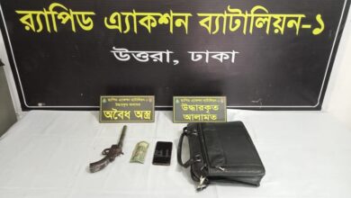 গাজীপুর থেকে একনালা বন্দুকসহ গ্রেপ্তার ১