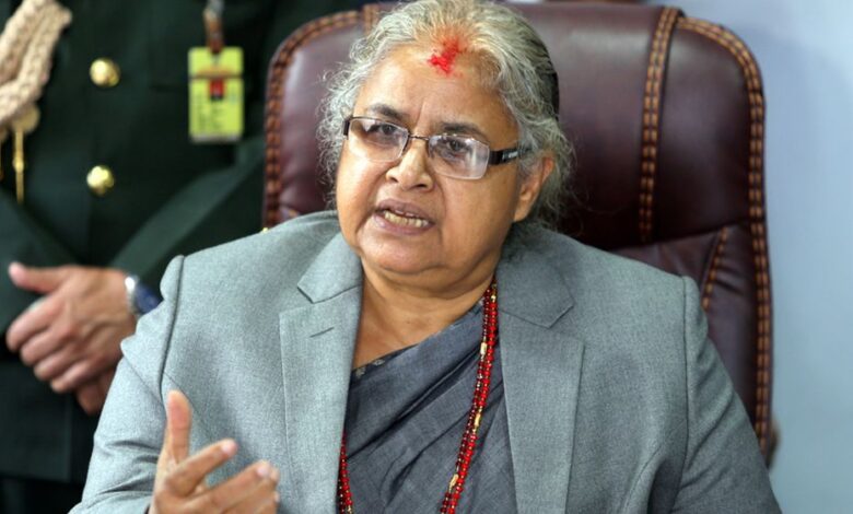 নেপালের অন্তর্বর্তী প্রধানমন্ত্রী হলেন সুশীলা কার্কি নেপালের অন্তর্বর্তী প্রধানমন্ত্রী হলেন সুশীলা কার্কি