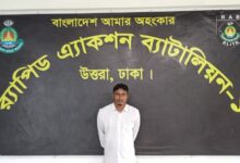 আগ্নেয়াস্ত্রসহ র‌্যাবের হাতে গ্রেফতার এক