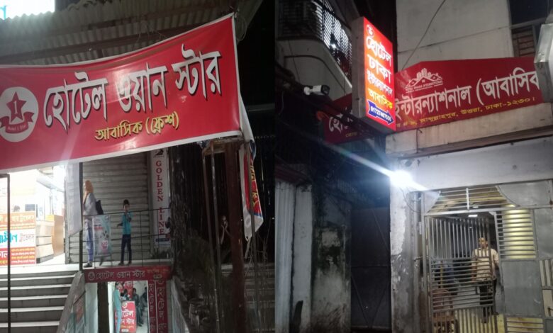 উত্তরায় হোটেলের অন্তরালে পতিতাবৃত্তি, ১৯ নারীসহ গ্রেপ্তার ২১ উত্তরায় হোটেলের অন্তরালে পতিতাবৃত্তি, ১৯ নারীসহ গ্রেপ্তার ২১