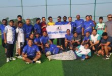 নিকুঞ্জ রানার্স ফ্রেন্ডলি ফুটবল ম্যাচে গোমতি কিংসের শিরোপা জয়