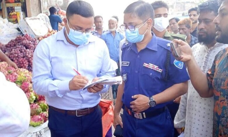 অবৈধ স্থাপনা উচ্ছেদে দাগনভূঞায় প্রশাসনের অভিযান