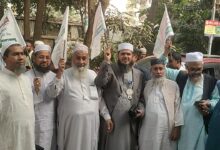 ঢাকা ১৮ আসনে খেলাফত মজলিসের শোভাযাত্রা