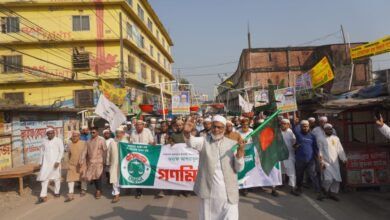 উত্তরখান, দক্ষিণখান ও খিলক্ষেতে জামায়াতের ৩টি বিশাল নির্বাচনী গণমিছিল
