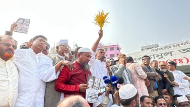 ঢাকা–১৮ আসনে সন্ত্রাস ও চাঁদাবাজদের ঠাঁই হবে না বলেছেন : এস এম জাহাঙ্গীর হোসেন
