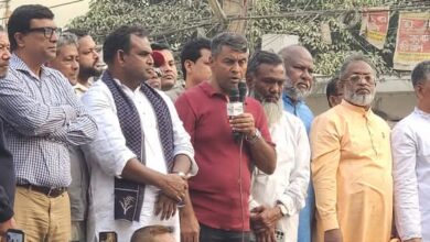 দক্ষিণখান থানাধীন ৪৯ নম্বর ওয়ার্ডে ধানের শীষের নির্বাচনী প্রচারণা