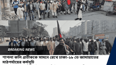 শাপলা কলি প্রতীককে সামনে রেখে ঢাকা–১৮ তে জামায়াতের মাঠপর্যায়ের কর্মসূচি