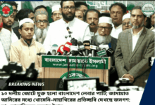১০ দলীয় জোটে যুক্ত হলো বাংলাদেশ লেবার পার্টি; জামায়াত আমিরের মধ্যে খোমেনি–মাহাথিরের প্রতিচ্ছবি দেখছে জনগণ: ডা. মোস্তাফিজুর রহমান ইরান