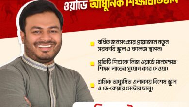 শিক্ষা উন্নয়নে আরিফুল ইসলামের অঙ্গীকার: প্রতি ওয়ার্ডে আধুনিক শিক্ষাপ্রতিষ্ঠান গড়ার প্রতিশ্রুতি
