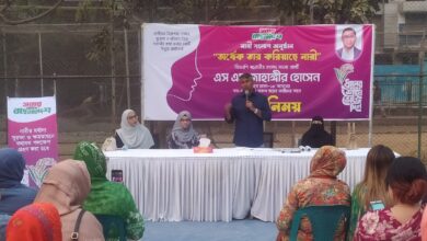 নারী নিরাপত্তায় অ্যাপসের মাধ্যমে ওয়ানস্টপ সেবা চালুর প্রতিশ্রুতি দিলেন জাহাঙ্গীর হোসেন