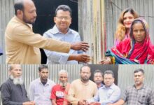 পথশিশু ফাউন্ডেশন উদ্যাগে গাইবান্ধায় নতুন ঘর উপহার পেল অসহায় দু’টি পরিবার