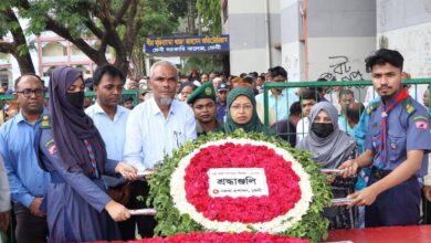 ২৫ মার্চের কালরাতের স্মরণে ফেনীতে শ্রদ্ধা, ইতিহাস যেন বিস্মৃত না হয়