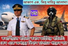 আকাশ এক, কিন্তু দায়িত্ব আলাদা!