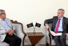 স্থানীয় সরকার মন্ত্রীর সঙ্গে ইউরোপীয় ইউনিয়নের রাষ্ট্রদূতের সৌজন্য সাক্ষাৎ