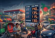 দেশে জ্বালানি তেলের দাম বৃদ্ধি: অকটেন ১৪০ টাকা, পেট্রোল ১৩৫