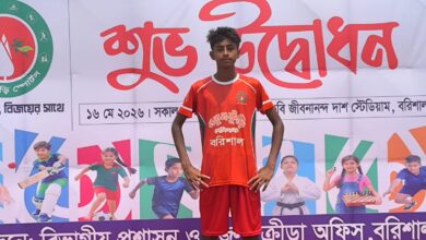 নতুন কুঁড়ি স্পোর্টসে দেব মন্ডলের জাদু, বরিশাল জেলা দল ফাইনালে