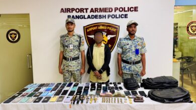 ঢাকা বিমানবন্দরে অজ্ঞান পার্টির মূলহোতা আটক, ফোন ও বিপুল মালামাল উদ্ধার