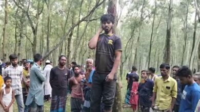 বীরগঞ্জে শালবনে গাছে ঝুলন্ত যুবকের মরদেহ উদ্ধার, রহস্য ঘিরে নানা প্রশ্ন