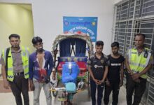 তুরাগে ছিনতাই মামলায় আরও দুই আসামি গ্রেপ্তার, উদ্ধার অটোরিকশা ও চাপাতি